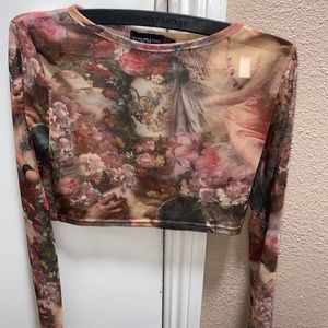 Pretty little thing sheer long sleeve